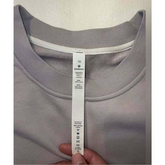 Lululemon Softstreme Perfectly Oversized Cropped Crew - Picture 11 of 15